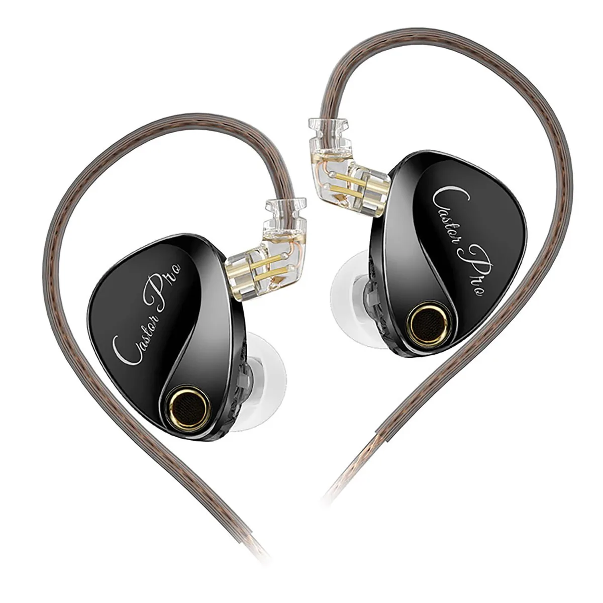  KZ Castor Pro Tunable IEM Dual Dynamic Driver 16 Profiles Black — product photo