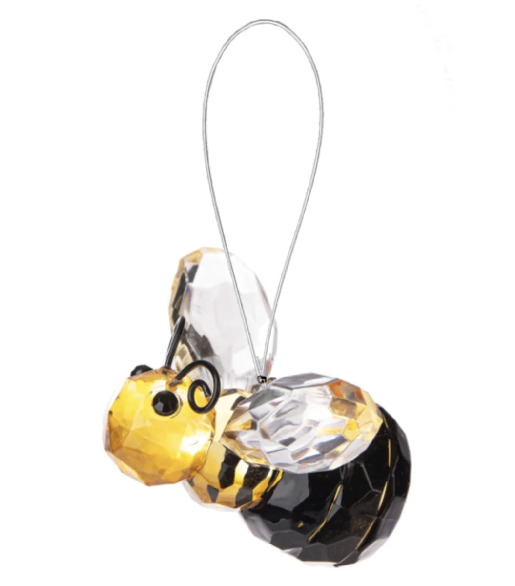Ganz Ganz Acrylic Honey Bee Ornament 2.5 inches — product photo