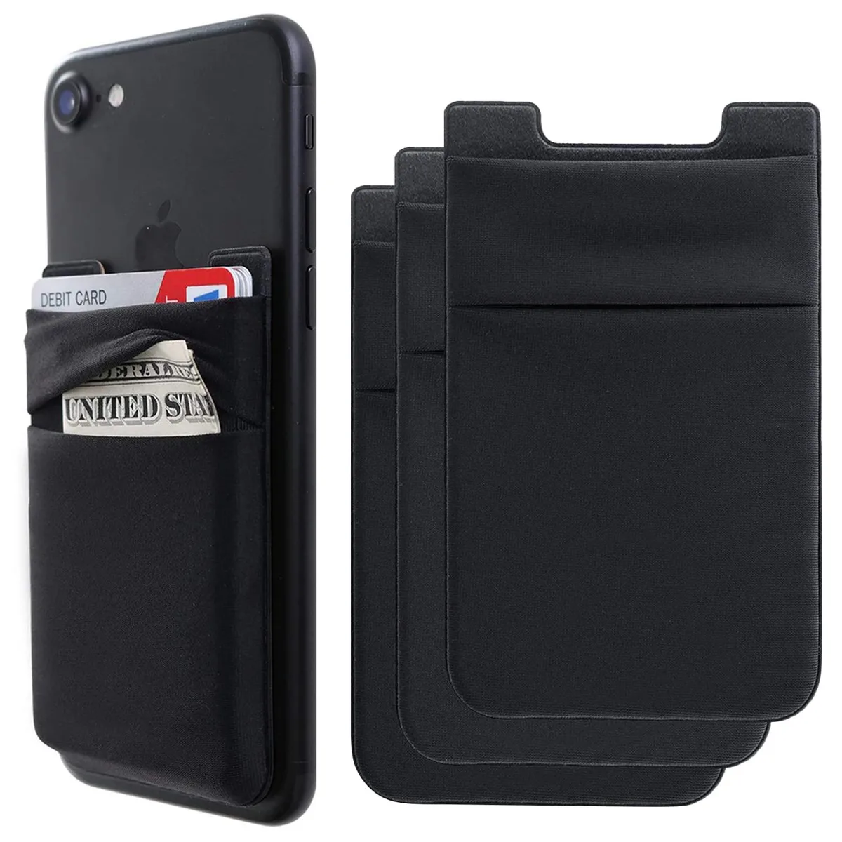 No Sew No Sew 4351660653 wallet 3-pack black — product photo
