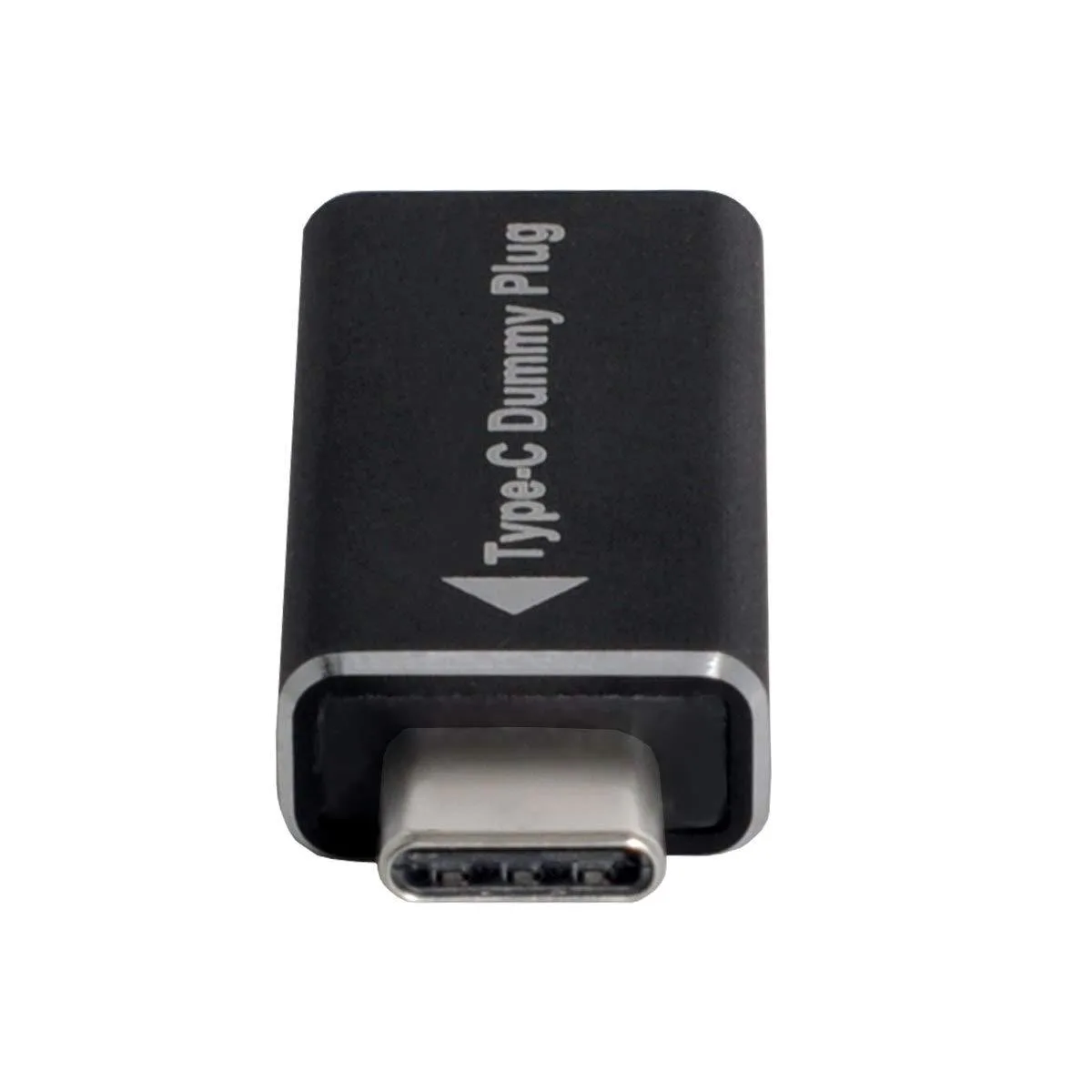 Small black USB-C dongle with a compact rectangular body