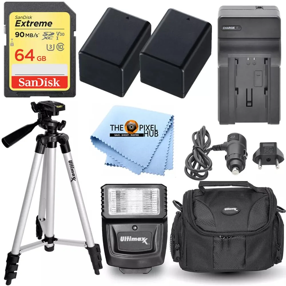 Ultimaxx Ultimaxx Essential Accessory Bundle for Canon VIXIA 64GB 57" Tripod — product photo