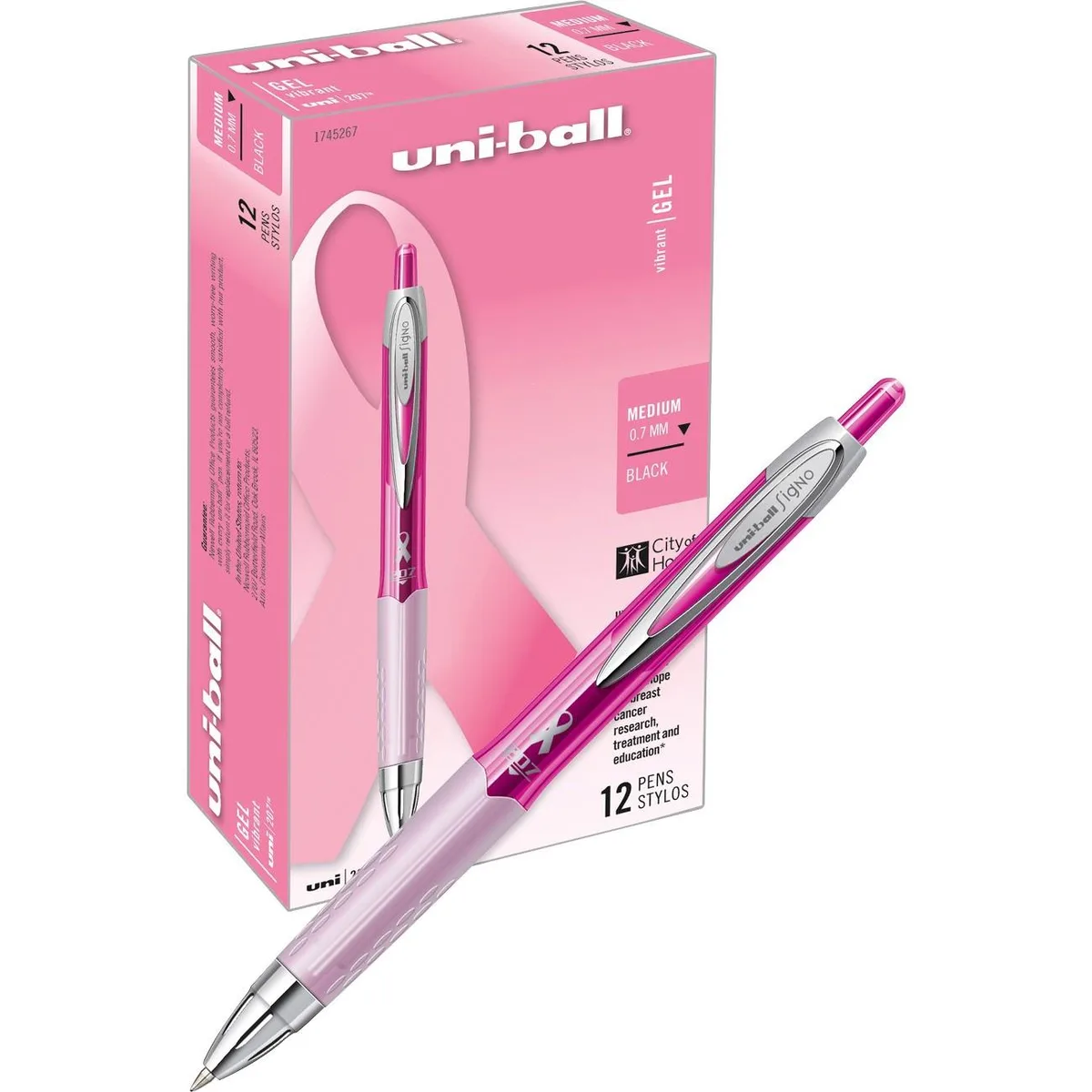 Rubbermaid Rubbermaid 1745267BX Uni-ball 207 Gel Pen 0.7 mm 12 Pack — product photo