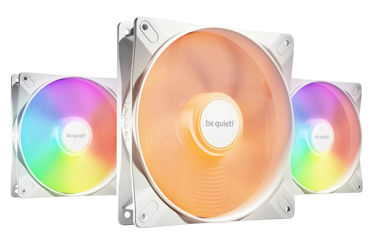 be quiet! be quiet! BL128 LIGHT WINGS LX 140mm PWM ARGB Case Fan Triple Pack — product photo