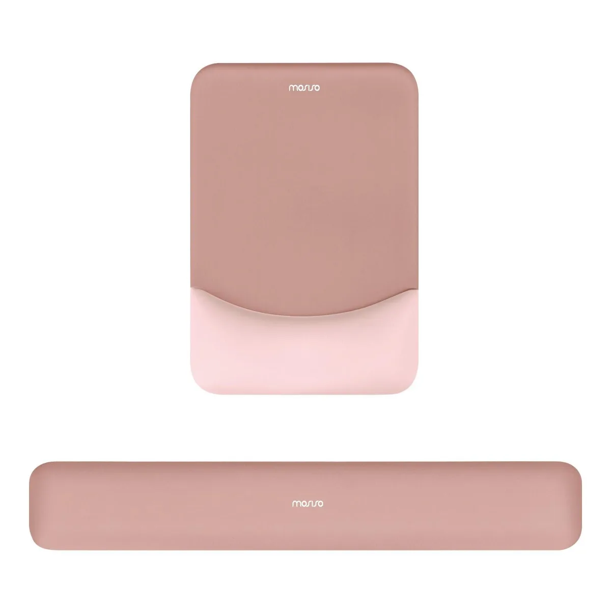  Keychron MO-MSKB-REGLR-CRVWRST-Rest-SLMPK Wrist Rest Set Salmon Pink — product photo