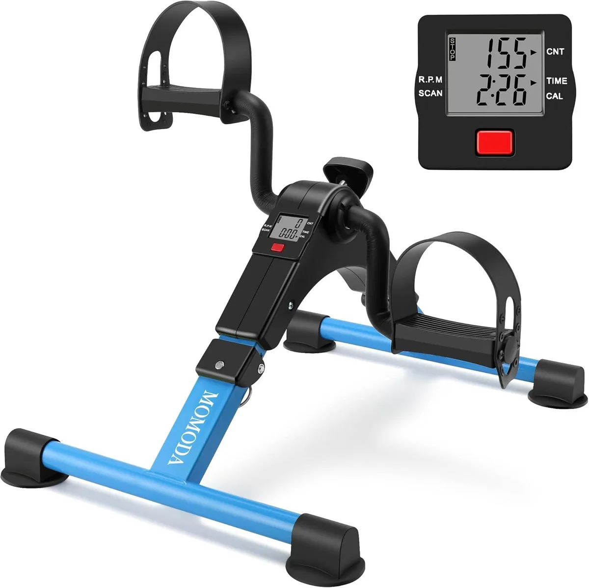TUKO TUKO Under Desk Bike Pedal Exerciser Foldable LCD cardio equipment — product photo