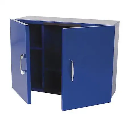 Transparent Steelman 4000-CB patch cabinet with clear finish