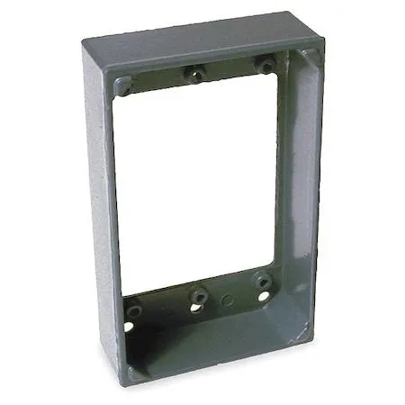 Bell Bell 5406-0 Extension Box 1 Gang Aluminium 9.5 Cu-In — product photo