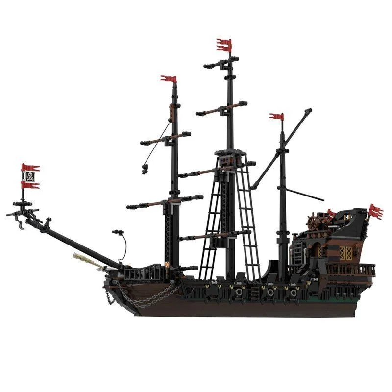 ZITIANYOUBUILD ZITIANYOUBUILD MOC-36789 Medieval Pirate Ship 1411 Parts — product photo