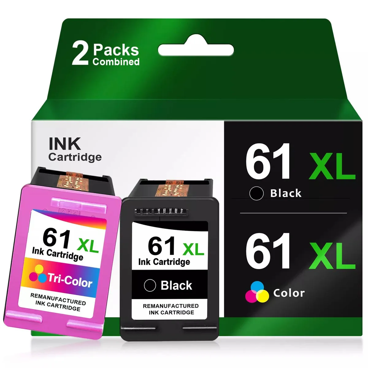 V4ink V4ink 61 61XL 2-pack combo black colour ink cartridge — product photo