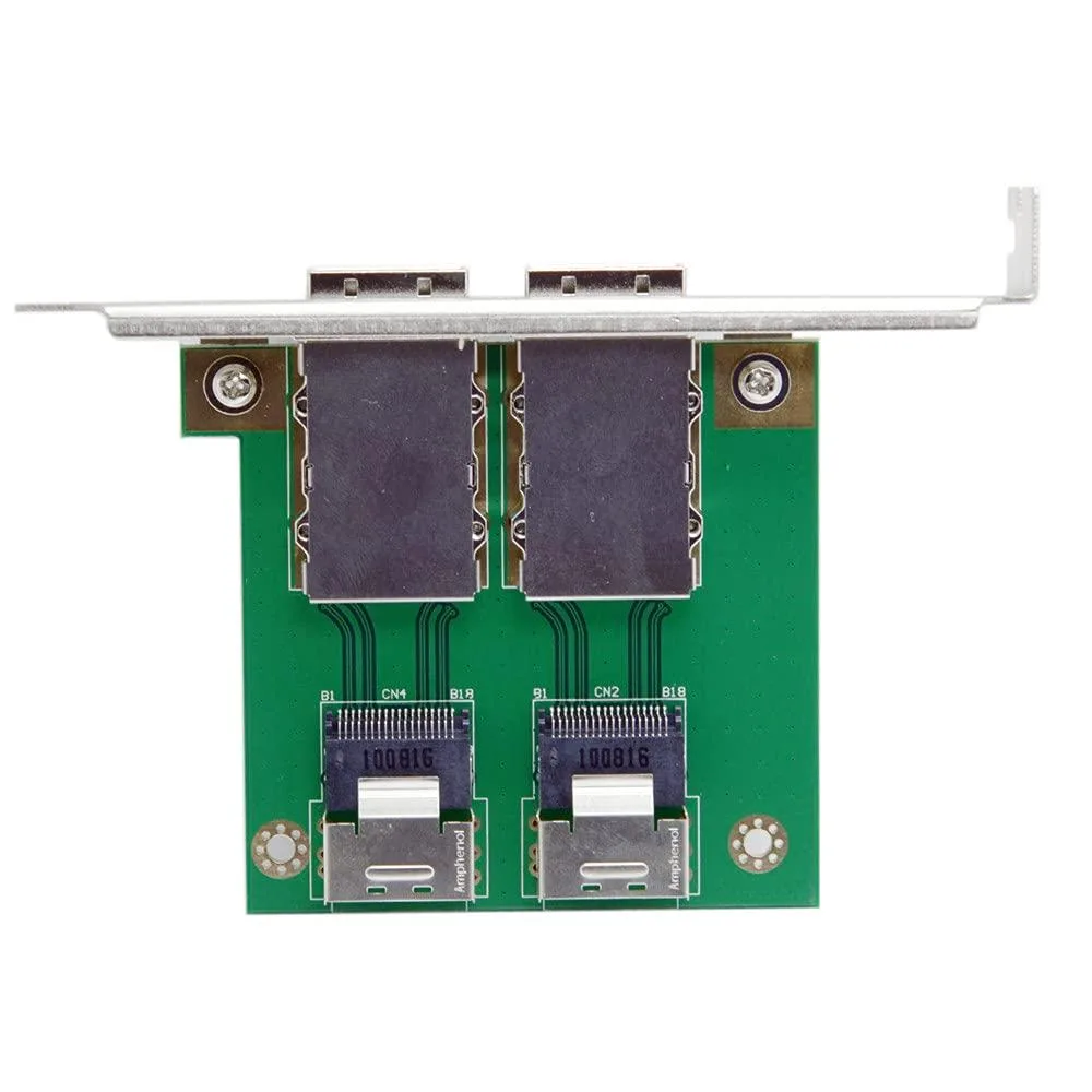 Vszerda Vszerda Dual Ports Mini SAS SFF-8088 to SFF-8087 Adapter with PCI Bracket — product photo