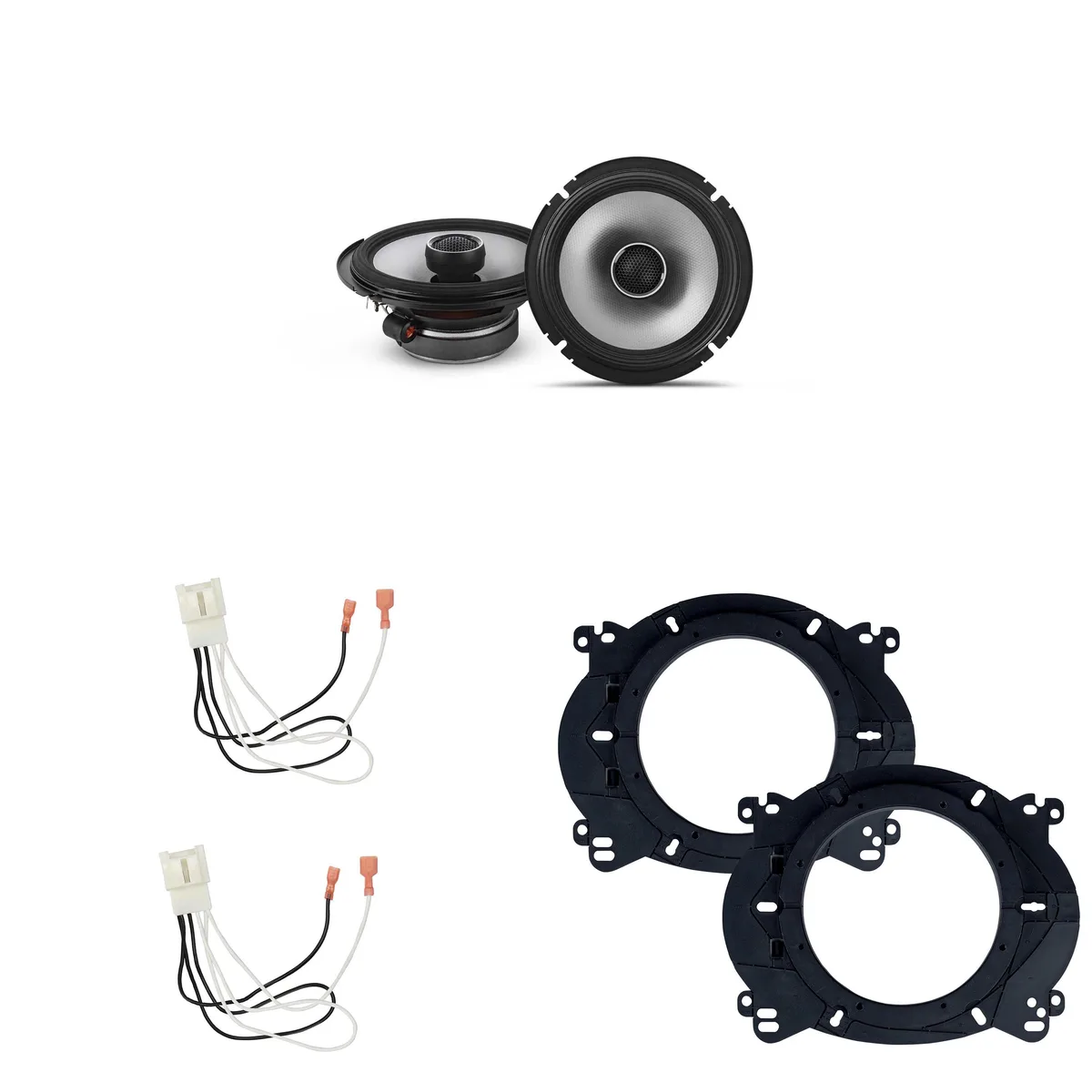 Alpine Alpine S2-S65 6.5" Coaxial Speaker Set with Harness &amp; Adaptors — product photo