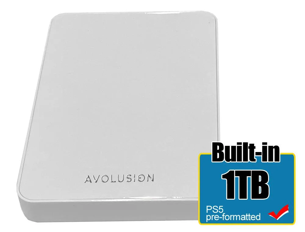 Avolusion Avolusion WDBDTV0020BBK-WESN 1TB 2.5" USB 3.0 portable hard drive White — product photo