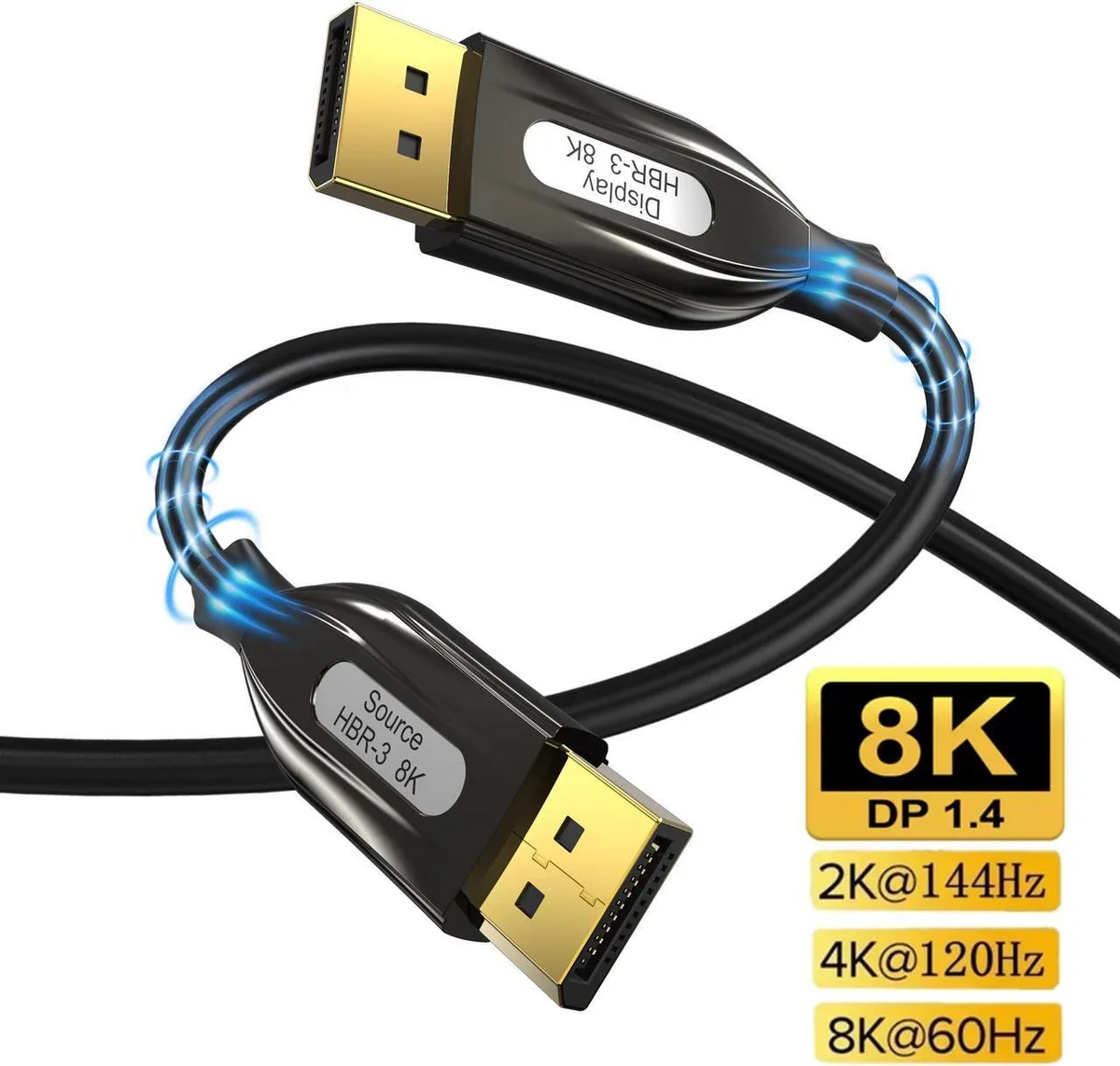SMUGDESK SMUGDESK Directional Ultra High Speed 2.1 HDMI Cable 48 Gbps Fiber Optic 65ft — product photo