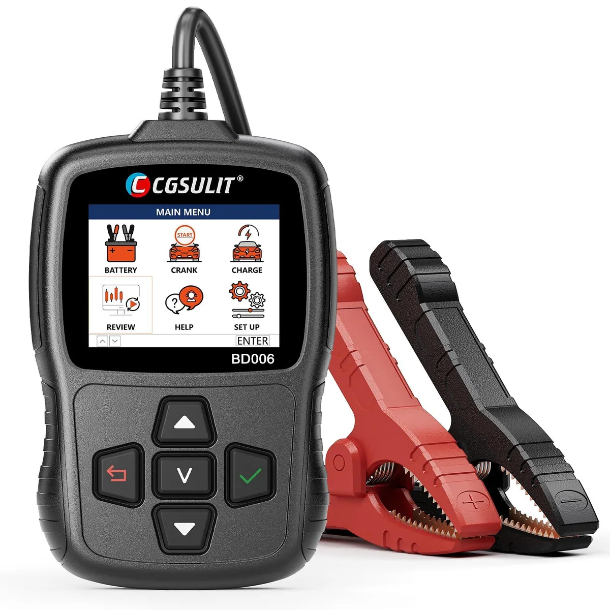  CGSULIT 12V/24V 202000CCA Battery Load Tester 10-220Ah — product photo
