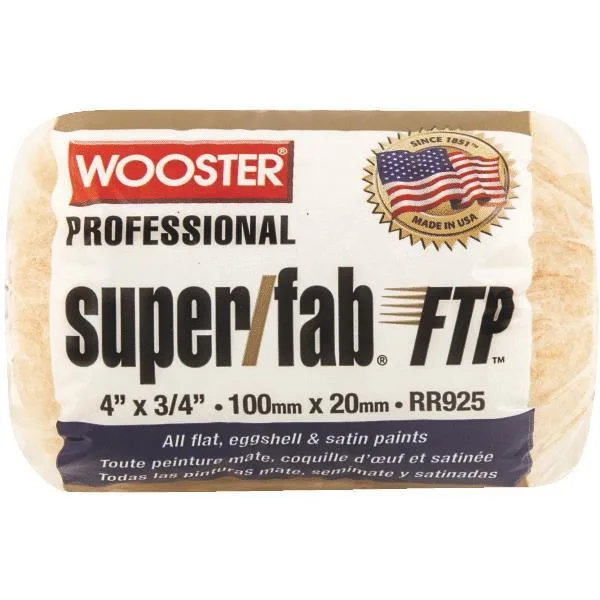 Wooster Brush Company Wooster Brush Company R241-4 paint roller cover 4 in 3/4 in nap knit fabric — product photo