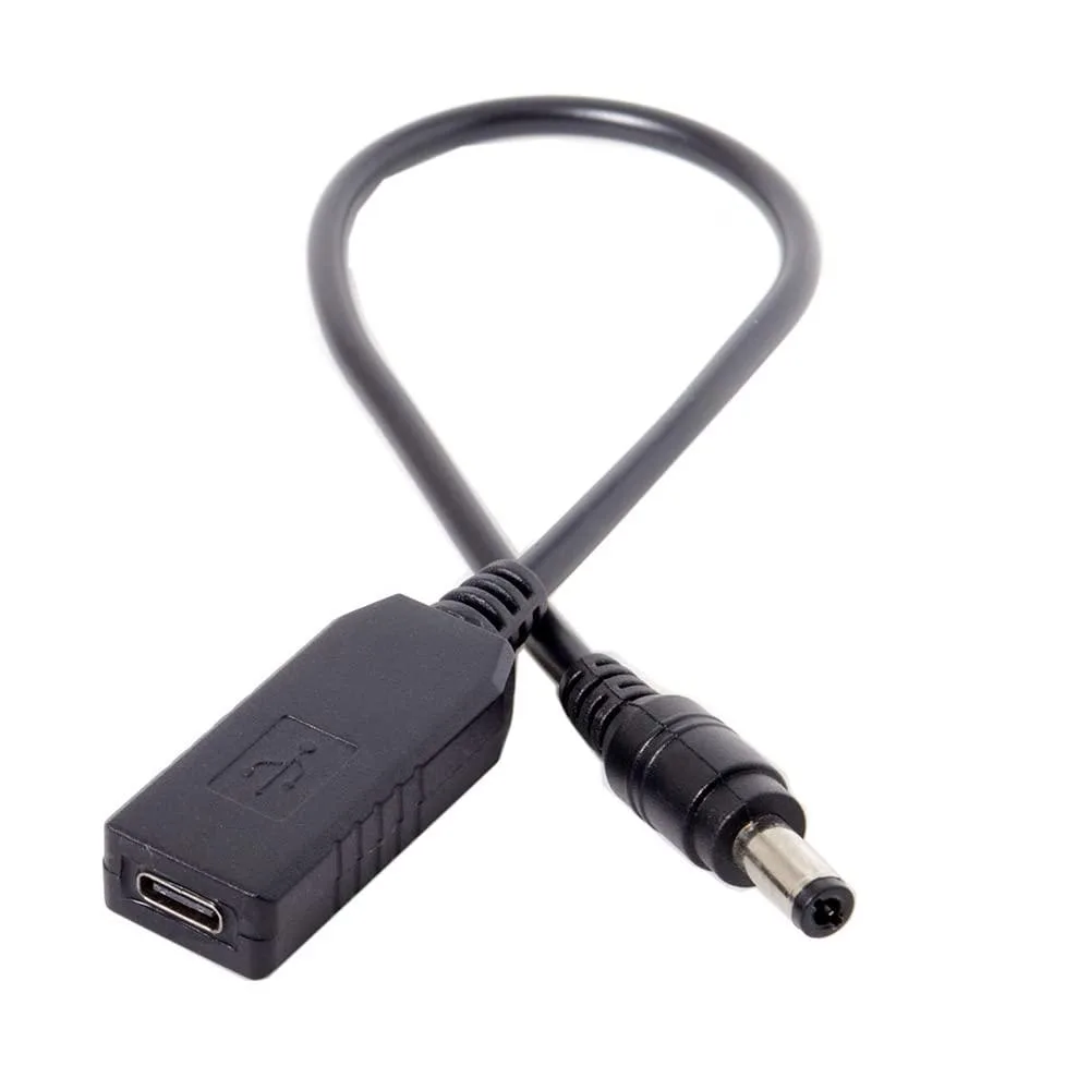 Fervit Fervit USB 3.1 Type-C to DC 20V 5.5 2.5mm &amp; 2.1mm PD Trigger Charge Cable — product photo
