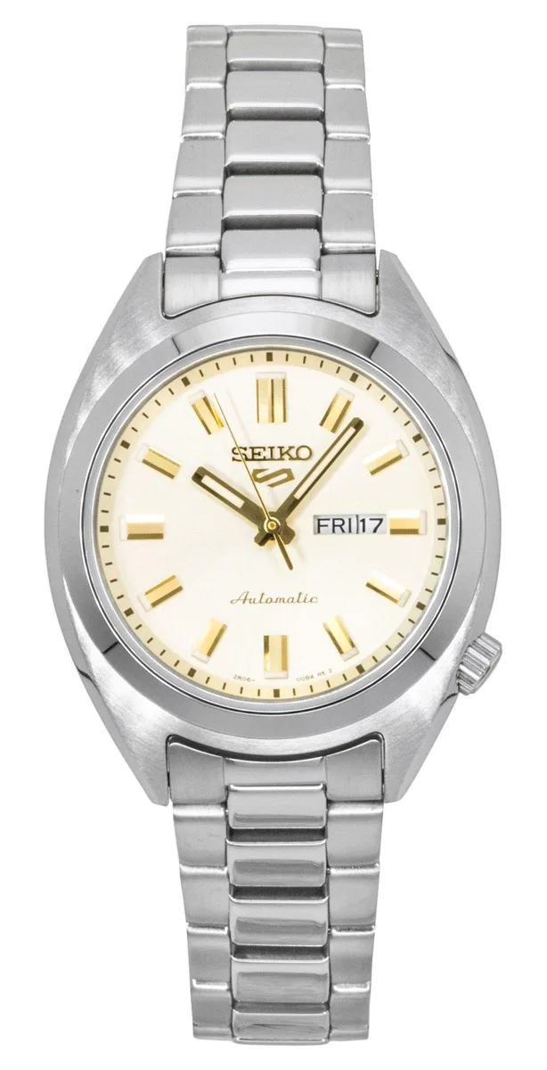 Seiko Seiko 5 Sports Hebitama SNXS SRE023K1 32.00 mm Cream Dial Automatic Watch — product photo