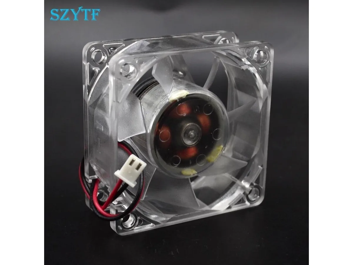 Fans Fans YY6025H12B Transparent 60×60×25 mm 12 V 0.25 A double ball bearing case fan — product photo