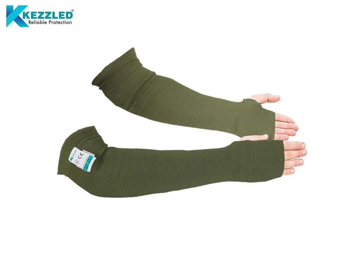 Kezzled Kezzled Kevlar Sleeves Sage Green 100% Kevlar EN388 — product photo