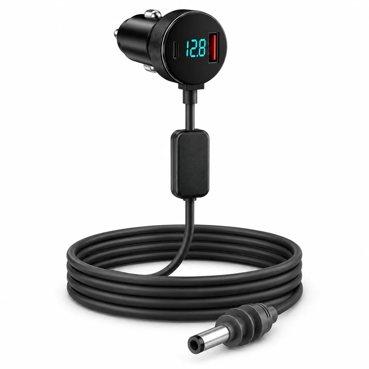  Scosche JS-0092 Starlink Mini Car Adapter 12-24V 30V 2A PD 30W USB-C USB-A 10FT Cable — product photo