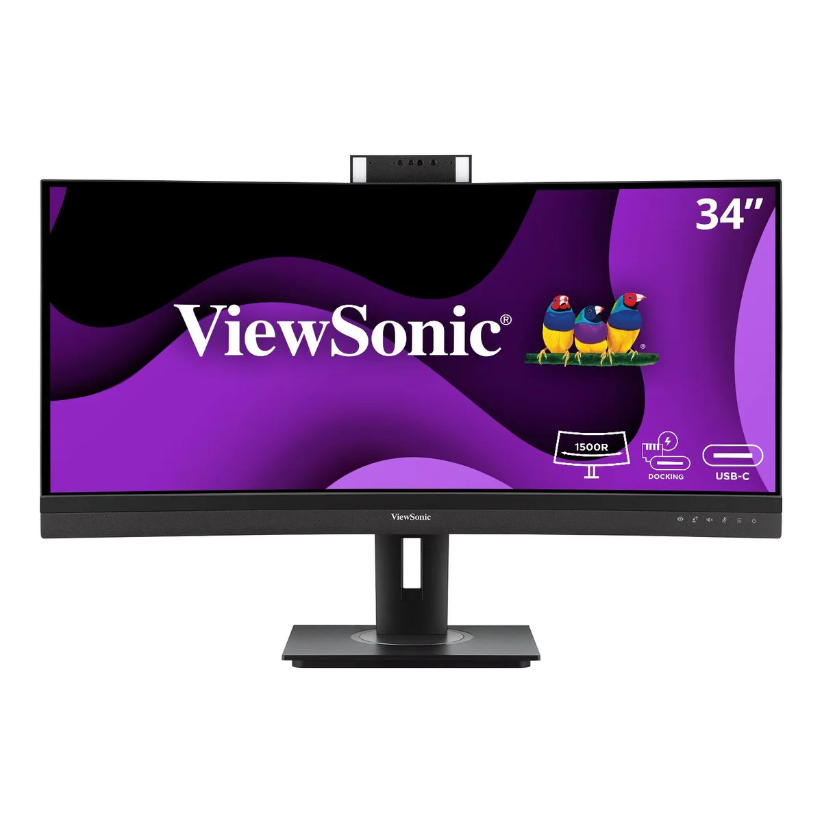 ViewSonic ViewSonic VG3457CV 34" UWQHD Curved Video Conferencing Monitor — product photo