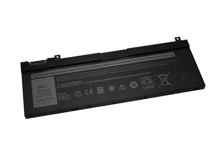 PowerWarehouse PowerWarehouse 5TF10 laptop battery 7.6V 8000mAh for Dell Precision 7530 7540 7730 7740 — product photo