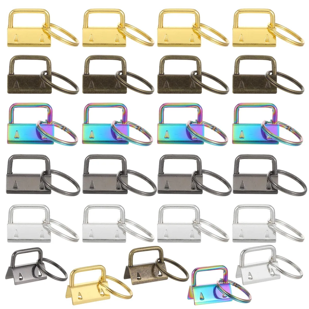  Nogeqi Key Fob Hardware 1 Inch 20pcs Bronze — product photo