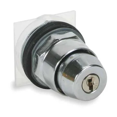 Schneider Electric 30mm chrome keyed selector switch two position