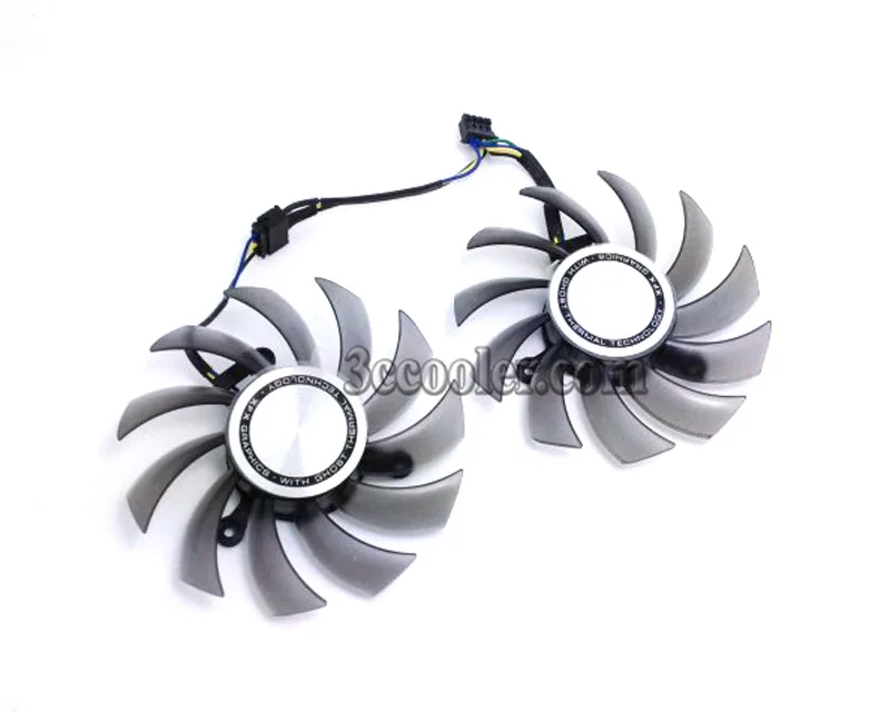 OEM Industries OEM Industries FD7010H12S 12V .35A 4-pin fan pair for XFX 8010 — product photo