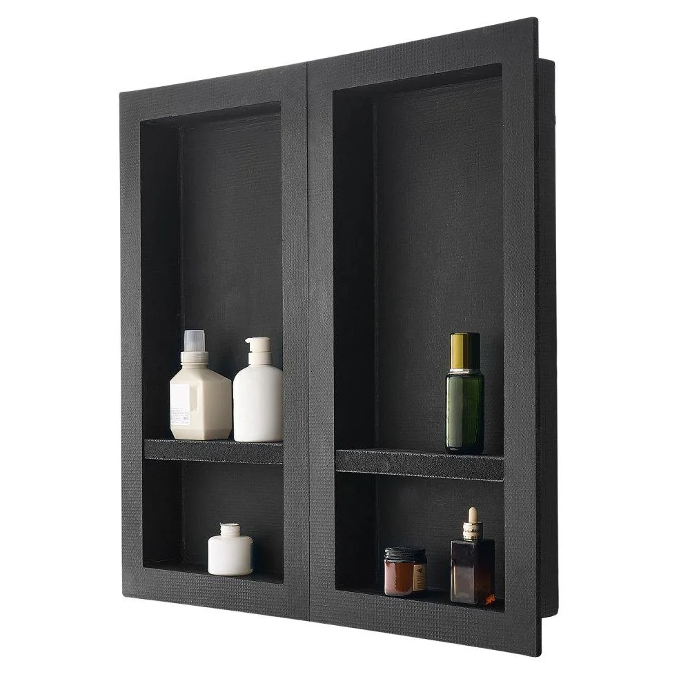 VEVOR VEVOR Shower Niche 16×32 in Twin Pack Black — product photo