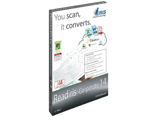I.R.I.S. Inc I.R.I.S. Inc 457611-ESD Readiris Corporate 14 OCR for Mac OSX utility — product photo