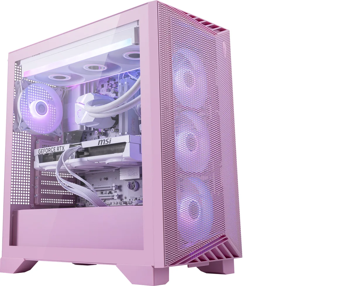MSI MSI Aegis ZS2 Gaming Desktop Ryzen 9 9900X RTX 5080 32GB DDR5 2TB NVME 850W 360mm liquid cooler — product photo