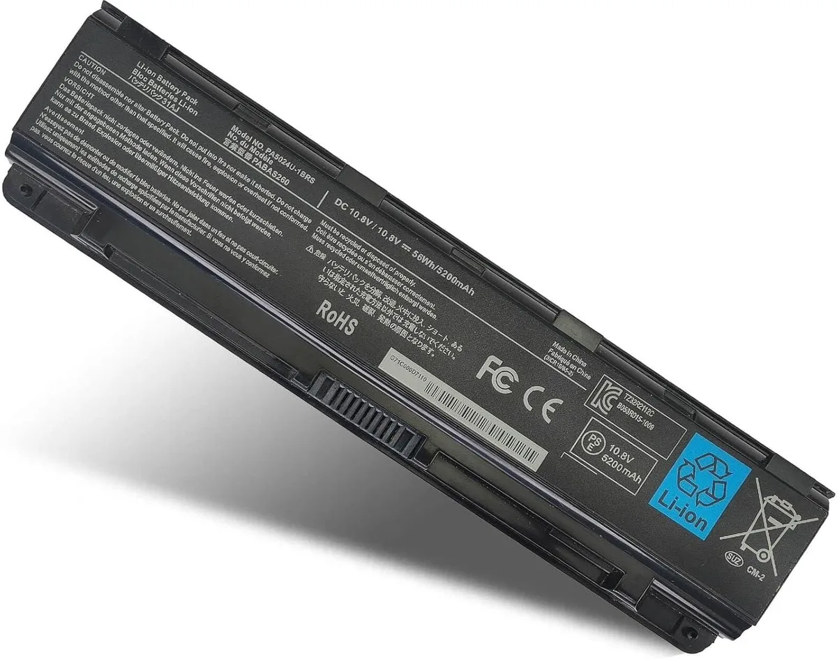 BFKK BFKK PA5024U-1BRS 10.8V 5200mAh 56Wh 6-cell laptop battery — product photo