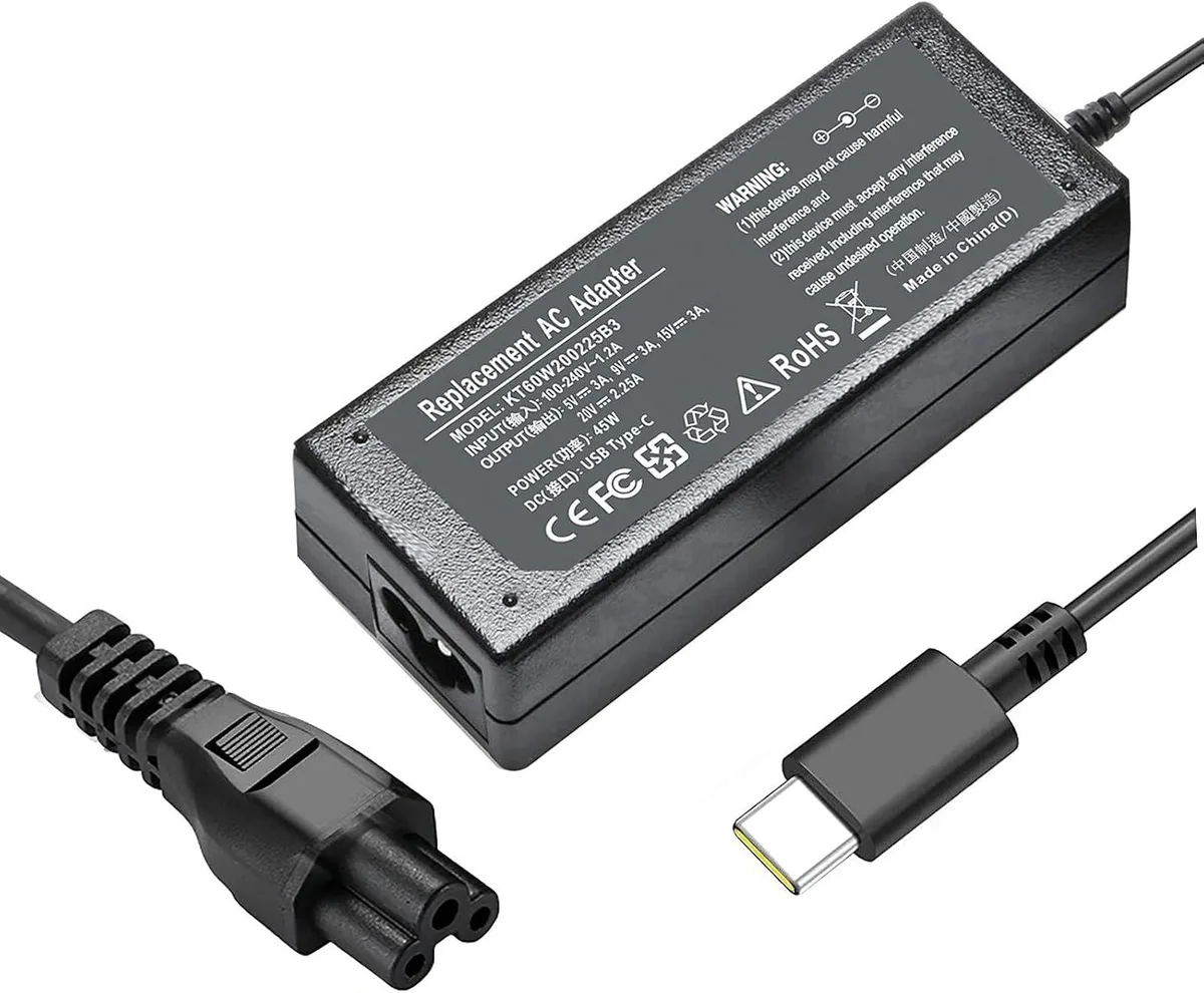 Kenuco Kenuco 45W USB-C AC Adapter for HP Chromebook X360 14 — product photo