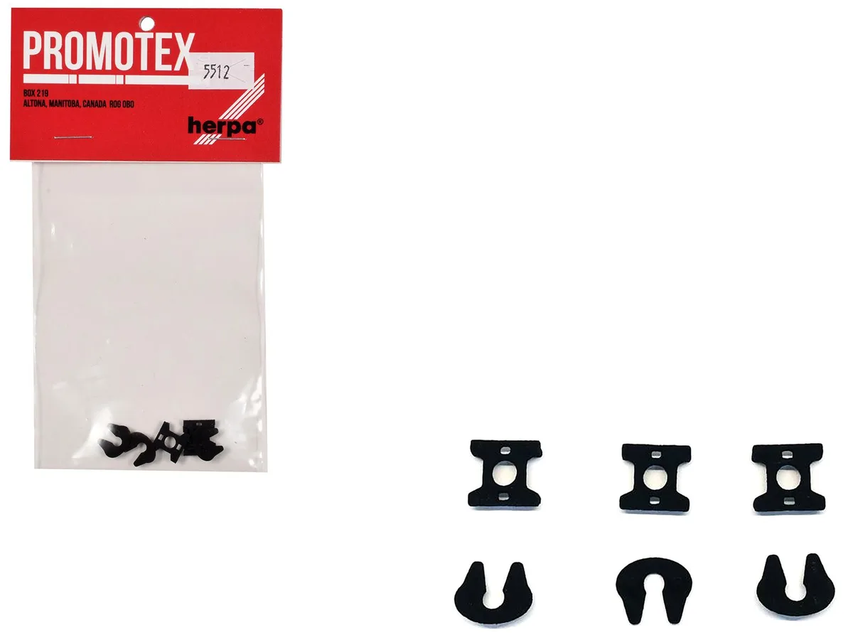 Promotex Promotex Fifth Wheel Sets 3 Sets 1/87 HO Plastic Model — product photo