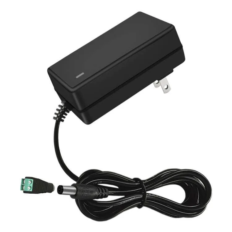 Black Dell MYT-1205 12V 5A 60W power adapter with barrel connector and 93cm cord
