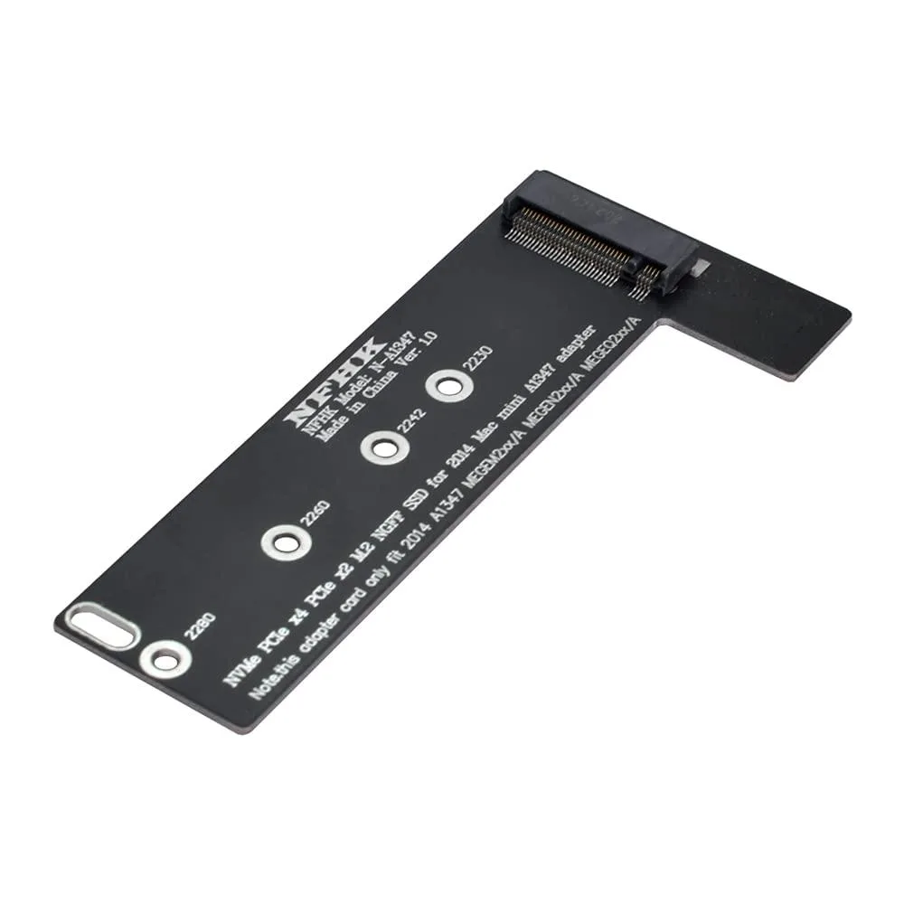 LORDWORLD LORDWORLD M.2 NGFF M-Key NVME SSD Convertor Card for 2014 Mac Mini A1347 — product photo