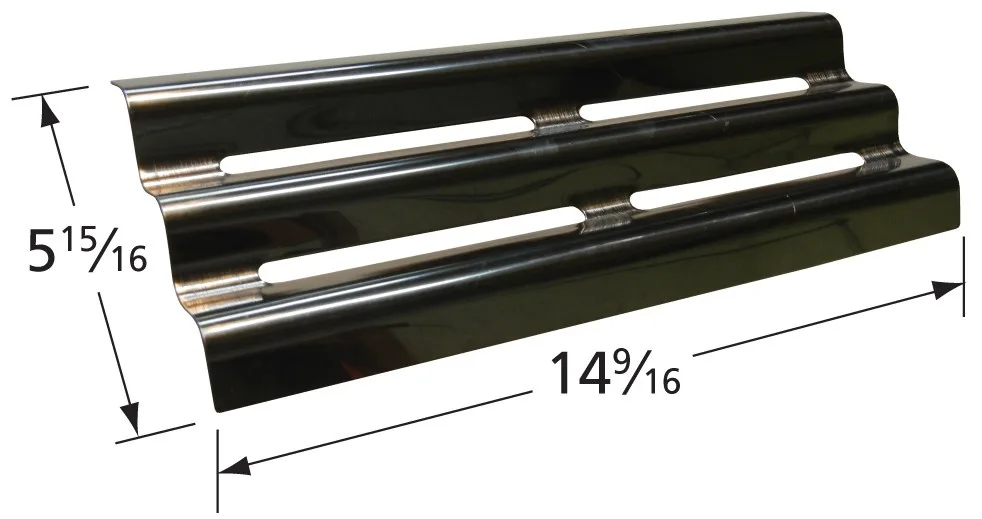 Appliance Factory Parts Appliance Factory Parts 96071 heat plate ss 14.5625 x 5.9375 Napole appliance part — product photo