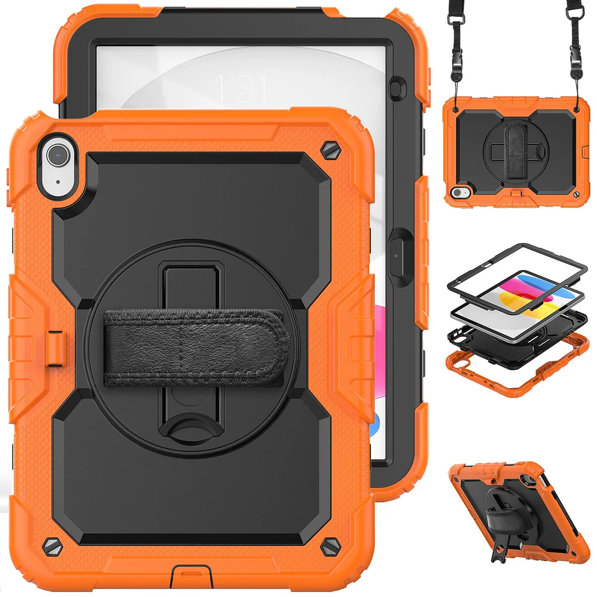 Werleo Werleo iPad 10th Gen 10.9 inch 2022 Case Orange — product photo