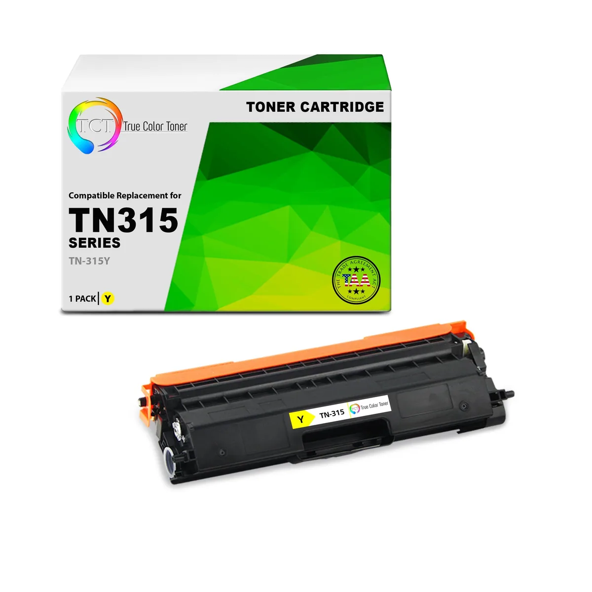 True Color Toner True Color Toner TN-315Y Yellow Toner Cartridge 3500 Pages — product photo