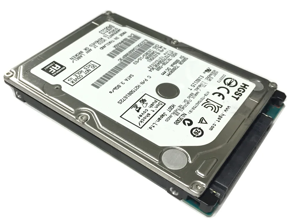 HGST HGST 7K750-500 HTS727550A9E364 500GB 7200RPM 16MB SATA 2.5" laptop hard drive — product photo