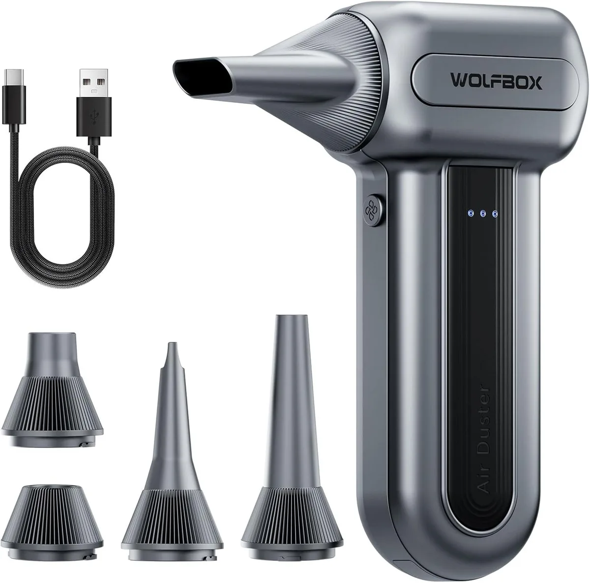 WOLFBOX WOLFBOX MF70 110000RPM Cordless Air Blower Gray — product photo