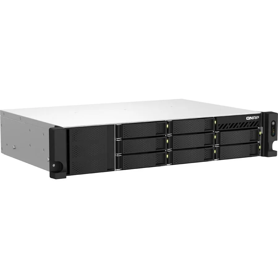 Qnap Qnap TS-873AeU-RP-4G-US 8-bay rackmount NAS AMD Ryzen V1500B 4-core 2.2 GHz 4GB DDR4 — product photo