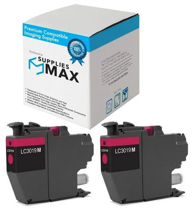 SuppliesMax SuppliesMax LC-3019M Magenta Inkjet Cartridge 2-Pack 1500 Pages — product photo