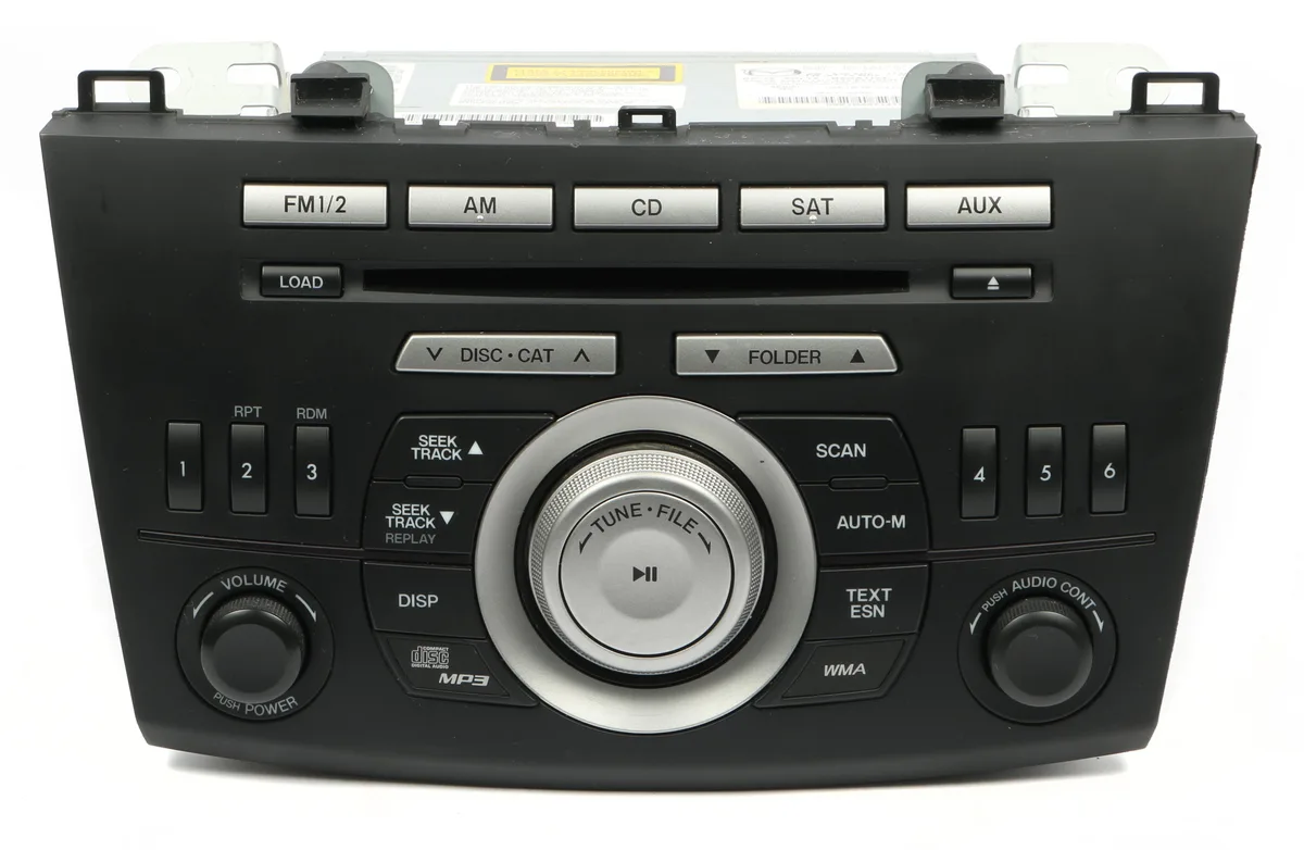 1 Factory Radio 1 Factory Radio 2010 Mazda 3 AM/FM CD MP3 Receiver BBM2 66 AR0A — product photo