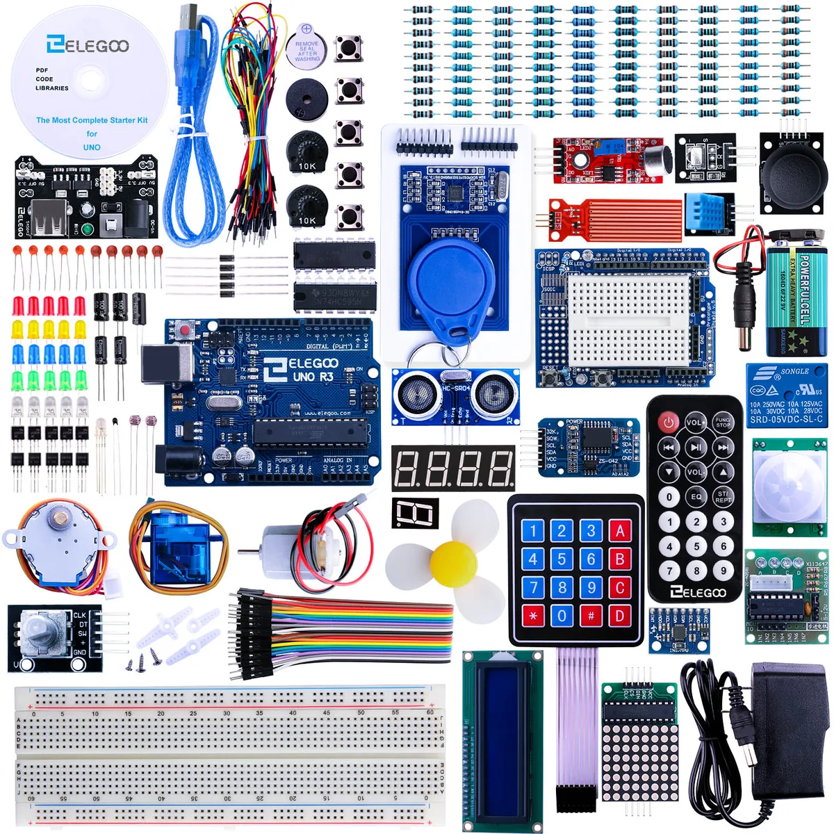 ELEGOO ELEGOO EL-KIT-001 Arduino Starter Kit 63 Items 200 Components — product photo
