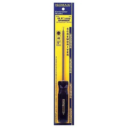 Eazypower Corp Eazypower Corp 79741 Tamper Resistant Spanner Screwdriver #6 Round hand screwdriver — product photo