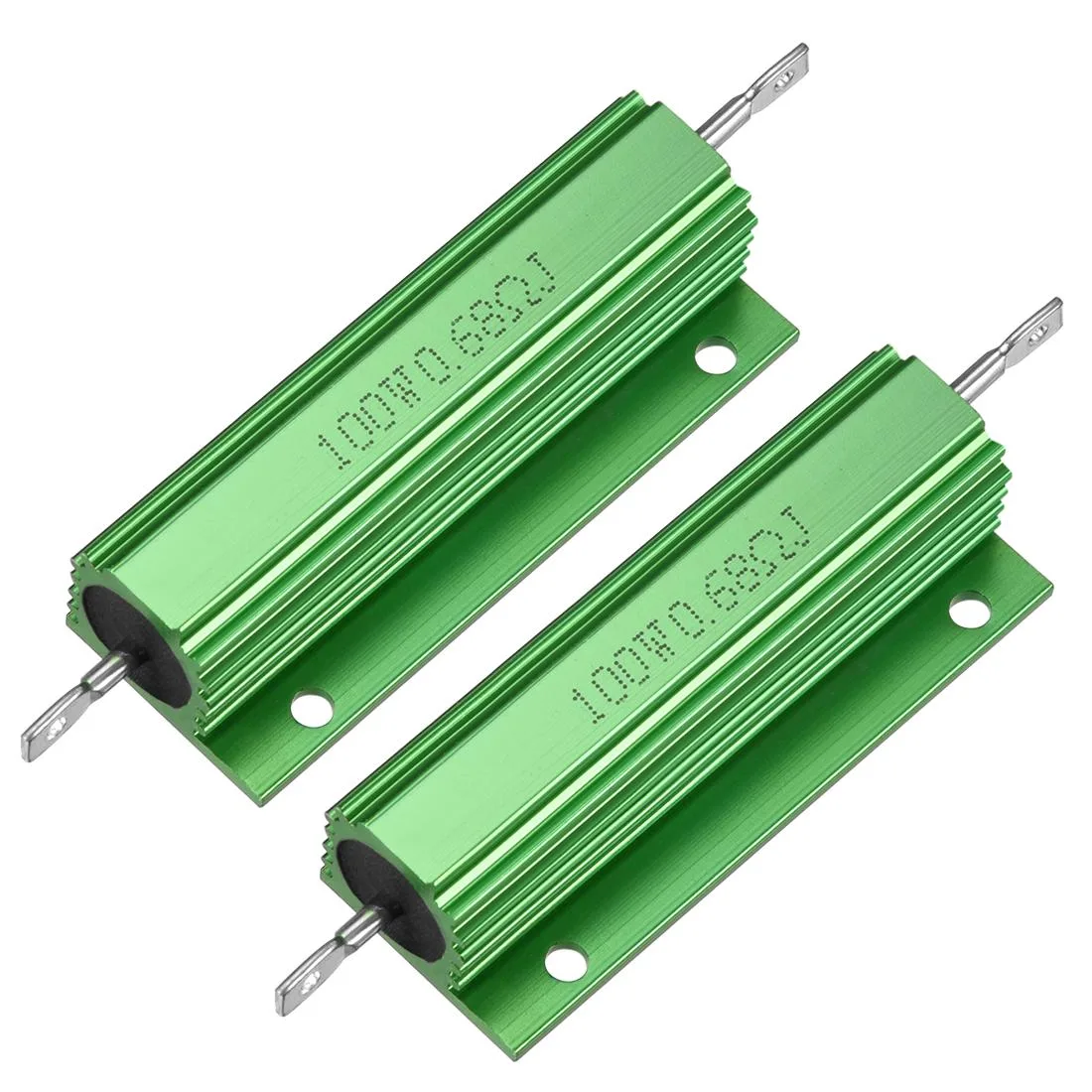 Unique-Bargains Unique-Bargains Aluminum Case Resistor 100W 0.68Ohm 2Pcs — product photo