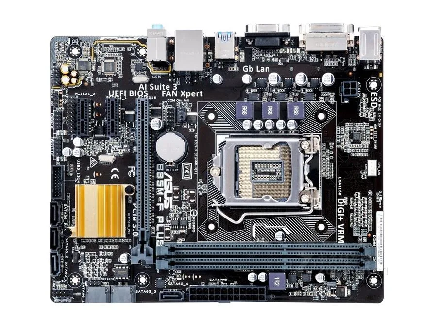 ASUS ASUS B85M-F PLUS Intel B85 motherboard 16GB DDR3 — product photo