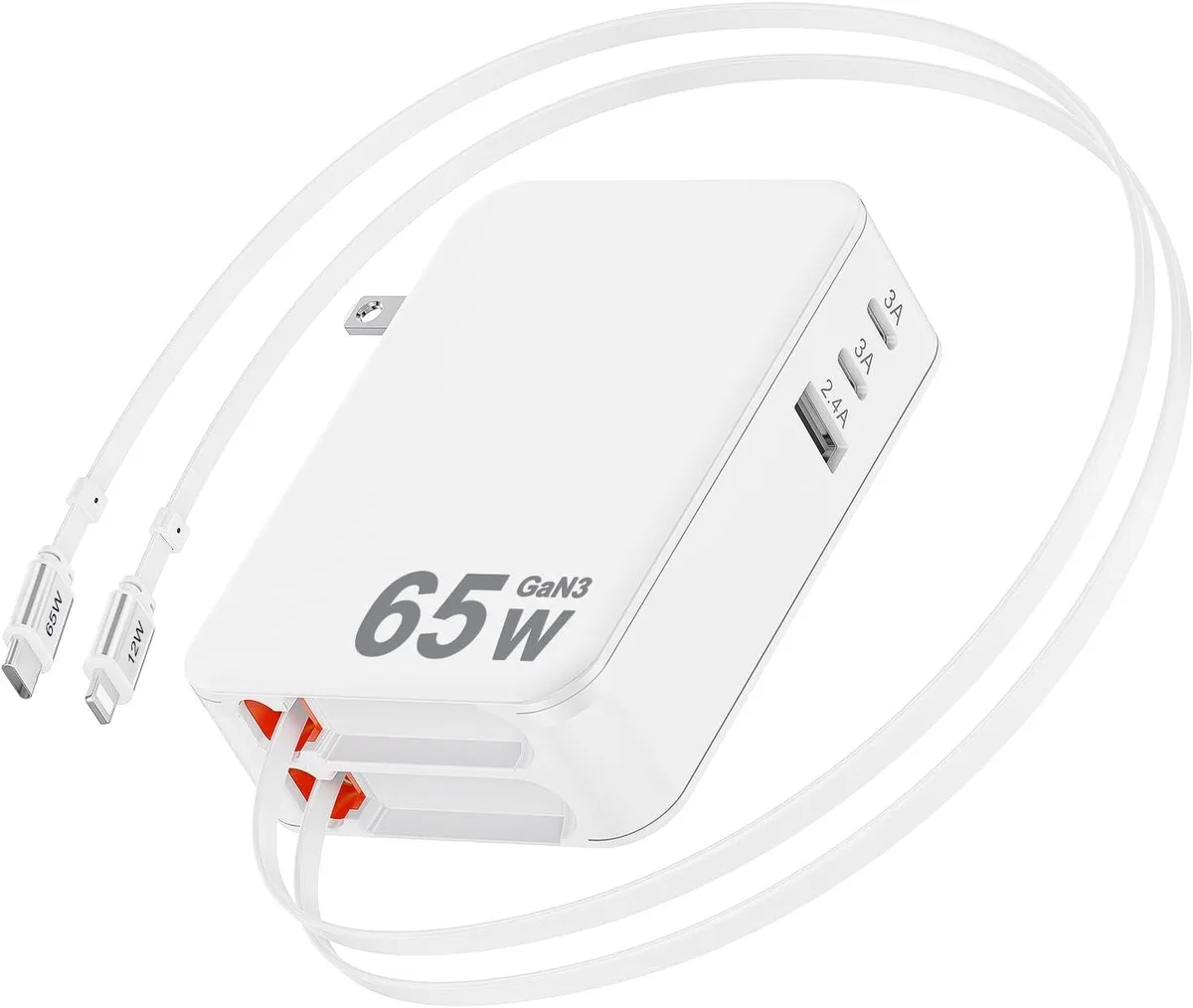 Transcend Transcend 65W 5-in-1 Retractable Charger 3.9FT — product photo